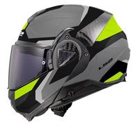 LS2 Cascos FF910 Advant II Triple Matt Light Grey / H-V Yellow M
