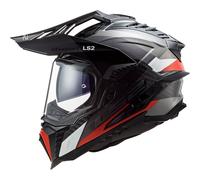LS2 Cascos MX701 Explorer C 2206 Frontier Titanium / Red S
