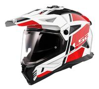LS2 Cascos MX702 Pioneer II Crazy White / Red XS