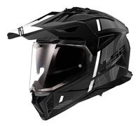 Casco LS2 MX702 Pioneer II Hill Mate-Negro y blanco XL