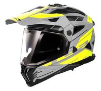 LS2 Cascos MX702 Pioneer II Namib Matt Grey / H-V Yellow L