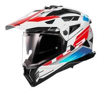 LS2 Cascos MX702 Pioneer II Namib White / Blue / Red S