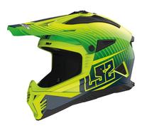 Casco de Cross LS2 MX708 Fast II Duck Mate Verde Hi-Vis/Amarillo Hi-VisS Mate Verde Hi-Vis,Amarillo Hi-Vis