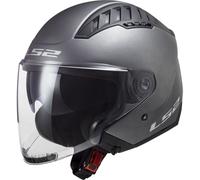 LS2, Casco Moto Jet Copter II Solid Matt Titanium, XXL