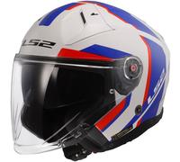LS2 Cascos OF603 Infinity II Focus White /Blue / Red XL