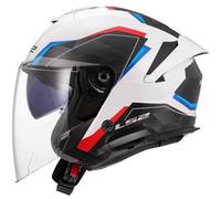 LS2 Cascos OF618 Verso II Air White / Blue / Red M