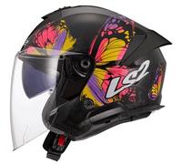 LS2 Cascos OF618 Verso II Wingz Black / Yellow XL