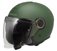 LS2 OF620 Classy Solid Casco Jet, verde, tamaño M para Hombres