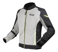 LS2, Chaqueta Moto Hombre AIRY Black Grey Yellow, L