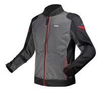 LS2, Chaqueta Moto Hombre AIRY Grey Black Red, 4XL