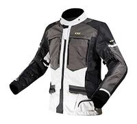 LS2,Chaqueta Moto Impermeable Hombre NORWAY Black/Grey/Yellow, L