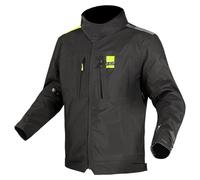 LS2, Chaqueta Moto Impermeable Hombre TITANIUM Black H-V Yellow, XL