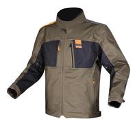 LS2, Chaqueta Moto Impermeable Hombre TITANIUM Green Blue H-V Orange, 4XL