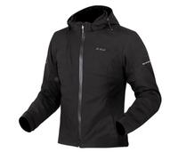 LS2 Bolton Chaqueta textil impermeable para mujer, negro, tamaño M