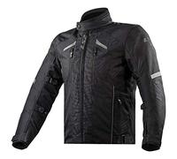 LS2 Chaqueta Moto Impermeable Serra Negro (L, Negro)