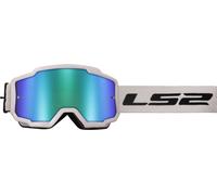 LS2 Charger Gafas de motocross, blanco para Hombres