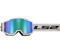 LS2 Charger Maschera da motocross, bianco