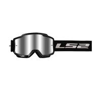 LS2 Charger Maschera da motocross, nero