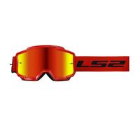 LS2 Charger Maschera da motocross, rosso