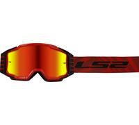 LS2 Charger Pro Gafas de motocross, rojo