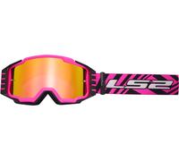 LS2 Charger Pro Gafas de motocross, rosa para Hombres