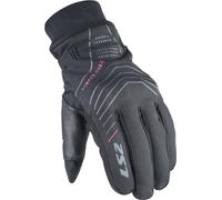 LS2 Civis Guantes de moto impermeables, negro, Talla S