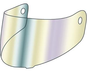 LS2 FF324 Evo Visera, Iridio Arcoíris, Talla única