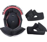 LS2 FF353 Rapid Forro interior &almohadillas para mejillas, negro-rojo, tamaño 2XL