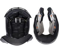 LS2 FF399 Valiant Forro interior &almohadillas para mejillas, negro, Talla XXXL