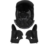 LS2 FF800 Storm Forro interior &almohadillas para mejillas, negro/gris, Talla XS