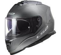 LS2 FF800 Storm II Solid Casco, plata, tamaño S para Hombres