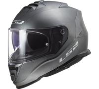 LS2 FF800 Storm Solid Casco, Titanio, Talla XXL (63/64)