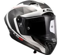 LS2 FF805 Thunder GP Aero Raute, casco integral XL male Negro/Blanco/Gris