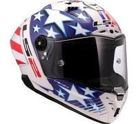 LS2 FF805 Thunder GP Aero Replica Baz, casco integral XS male Blanco/Rojo/Negro