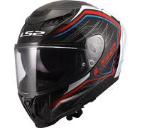 LS2 FF807 Dragon Subic, casco integral M female Negro/Blanco/Azul/Rojo