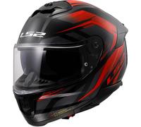 LS2, Casco integral moto STREAM II Fury black red, XS