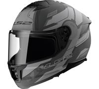 LS2 FF808 Stream II Shadow, casco integral XS male Mate Gris Oscuro/Gris