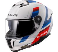 LS2 FF808 Stream II Vintage, casco integral XS male Blanco/Azul/Rojo
