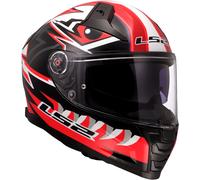 LS2 FF811 Vector II Buntri, casco integral XS male Negro/Rojo/Blanco