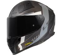 LS2 FF811 Vector II Carbon Grid Casco, carbono, tamaño XS para Hombres