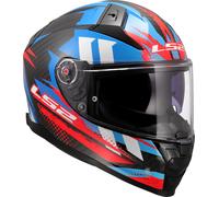 LS2 FF811 Vector II Carbon Tantic, casco integral XL male Negro/Azul/Rojo