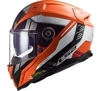 LS2 FF811 Vector II Stylus, casco integral XXL male Naranja Neón/Negro/Gris/Blanco