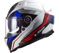 LS2 FF811 Vector II Stylus, casco integral XXS male Blanco/Gris/Rojo/Azul