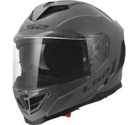 LS2 FF818 Storm III Casco, gris, tamaño M para Hombres