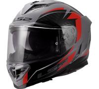LS2 FF818 Storm III Dynamo Casco, gris-plata, tamaño L para Hombres
