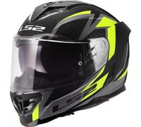 LS2 FF818 Storm III Dynamo Casco, negro/amarillo, Talla XS (53/54)