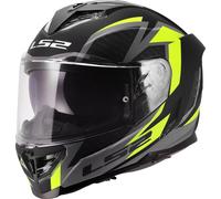 LS2 FF818 Storm III Dynamo Casco, negro-amarillo, tamaño XL para Hombres