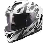 LS2 FF818 Storm III Kaos, casco integral L male Blanco/Gris/Negro