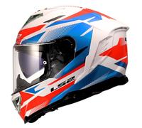 LS2 FF818 STORM III KOMAI BLANCO AZUL ROJO