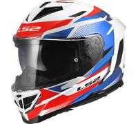 LS2, Casco Moto Integral STORM III KOMAI White Blue Red, M